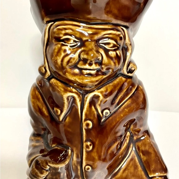 Vintage Pottery Character Toby Jug Mug Brown, England - Picture 9 of 11